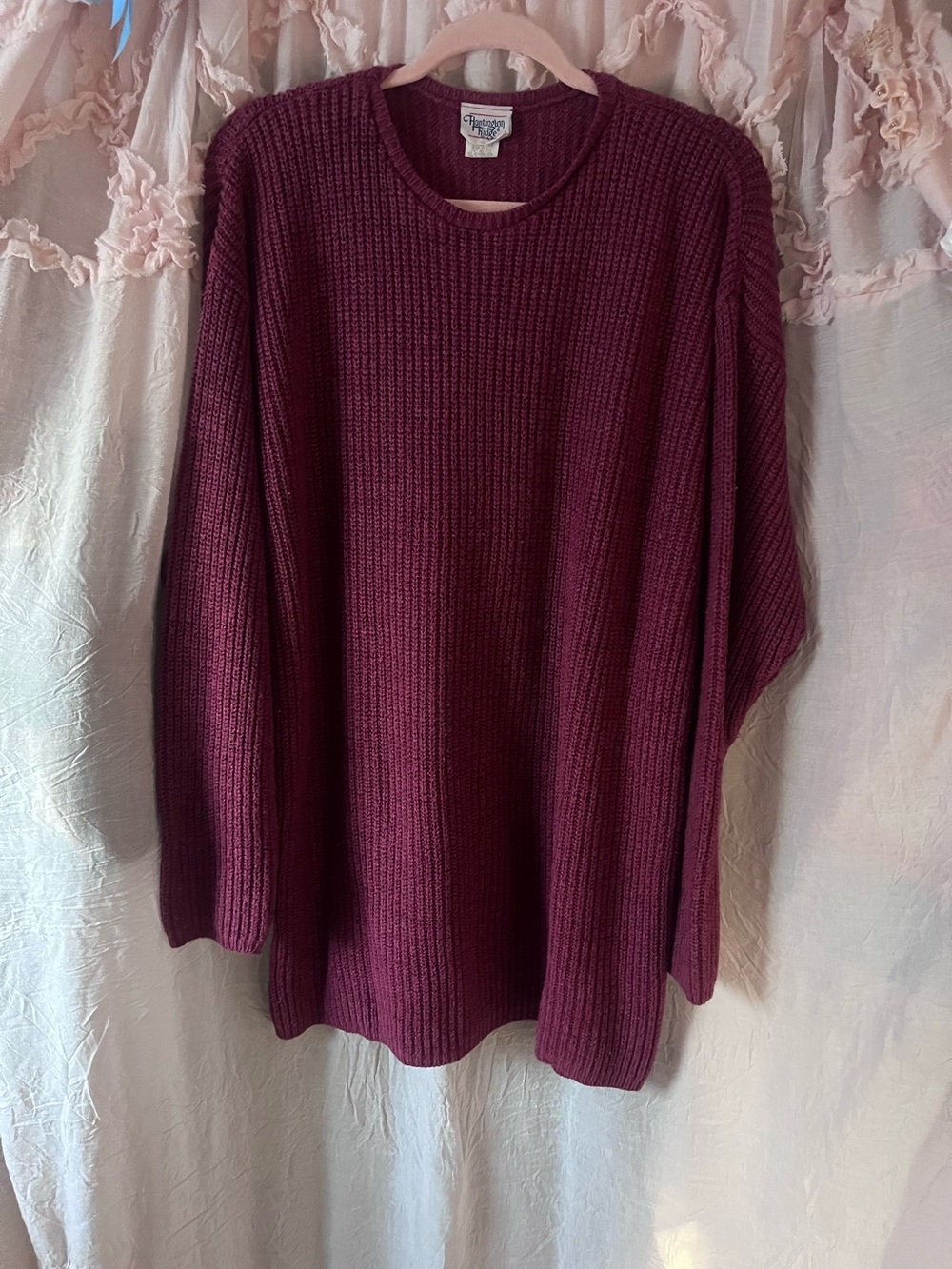 Vintage Huntington Ridge oversized sweater 80’s 90’s cottage core